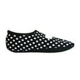 thumbnail image 3 of NuFoot Mary Janes Women's Foldable Flats – Black/White Polka Dot, X-Large, Indoor Slippers & Travel Shoes, 3 of 7