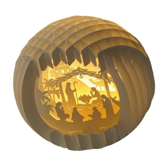 Lighted Christmas Nativity Set Light Up Christmas Nativity Scene for Xmases Decorations Indoor Tabletop Ornament Gift