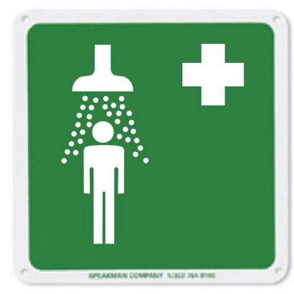Speakman SGN2 Universal Emergency Shower Sign