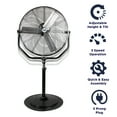 thumbnail image 4 of MaxxAir 30" Industrial Pedestal Fan, High Powered High CFM Stand Fan, 4 of 8