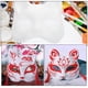 thumbnail image 3 of KAKOWELY 4 máscaras de papel en blanco para fiestas, máscaras de animales pintadas a mano, recuerdos de fiesta con personalidad., 3 of 5