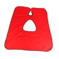 thumbnail image 1 of peluquería Ventana de visualización de teléfono Delantal visible Cierre de cuello impermeable peluquero ligera Coloración de rojo Colco capa de barbero, 1 of 8