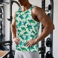 thumbnail image 5 of Salouo Green Sea Turtle for Men's Tank Tops,Sleeveless Muscle Shirts for Men Quick Dry Workout Tank Top Gym Muscle Tee Fitness Bodybuilding Sleeveless T Shirt-Large, 5 of 7