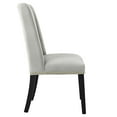 thumbnail image 4 of Modway Baron Performance Velvet Dining Chairs - Set of 2 in Light Gray, 4 of 9