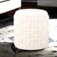 thumbnail image 7 of Carolina Handwoven Morpheus Solid Fabric Storage Ottoman, 7 of 7