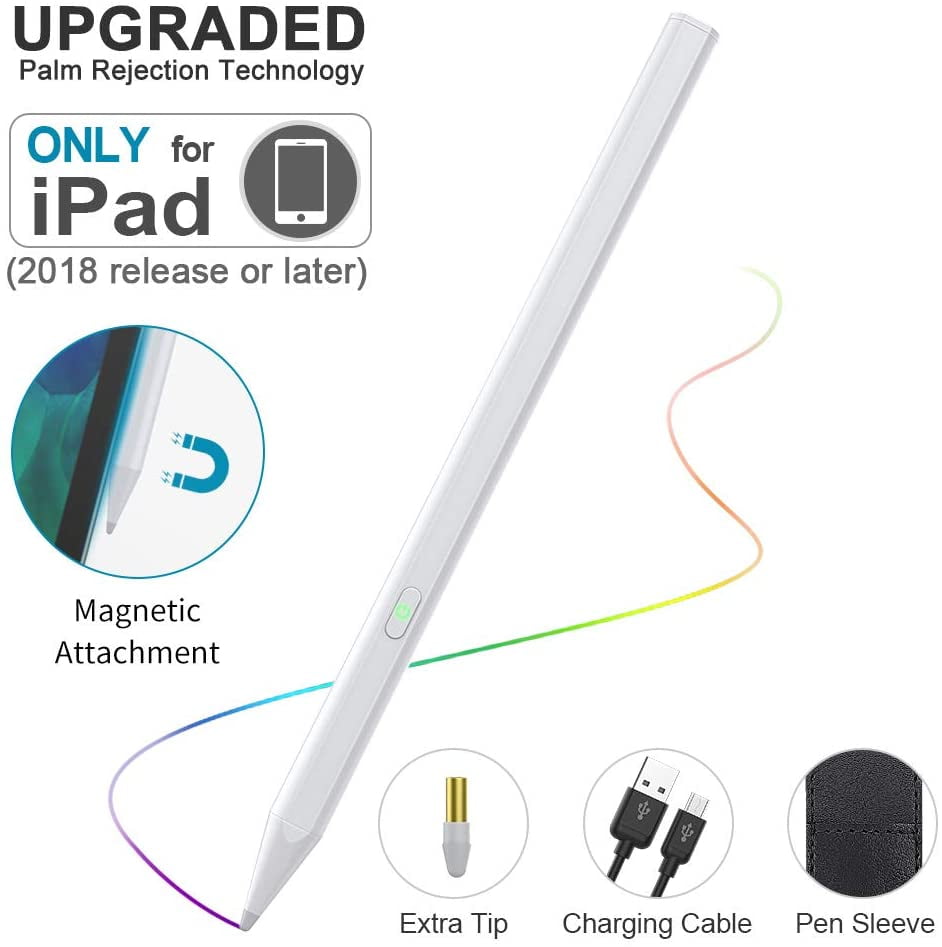 MoKo Stylus Pen with Palm Rejection, & Rechargeable] Active