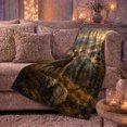 thumbnail image 6 of Majestic Stag At Sunrise Mountain Forest, Peaceful Mountain Lake Scene, Warm Flannel Blanket for Cabin and Lodge, Outdoor Lovers Father's Day Gift, Artistic Home Decor, 6 of 9