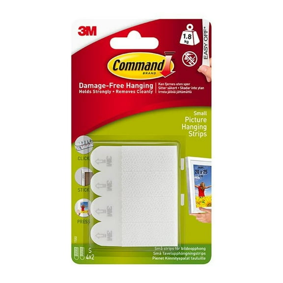 17202 Command Small Picture Strips 1.8kg 4pk