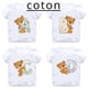 thumbnail image 2 of Bonita camiseta de algodón con estampado de letras y nombre de oso para niños, divertida camiseta informal de verano de manga corta para niños, camisetas para niños, ropa para niñas, 2 of 5