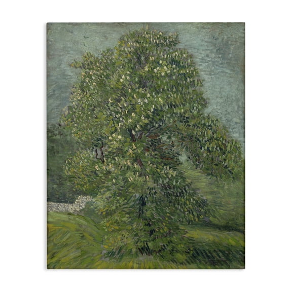 Stupell Industries Classic Blooming Horse Chestnut Landscape & Nature Painting Wrapped Canvas Art Print Wall Art, 16 x 20