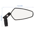 thumbnail image 2 of STRANDCHIC Road Bike Rear View Mirror Black Handlebar Mount Clear Wide Angle View, 2 of 6
