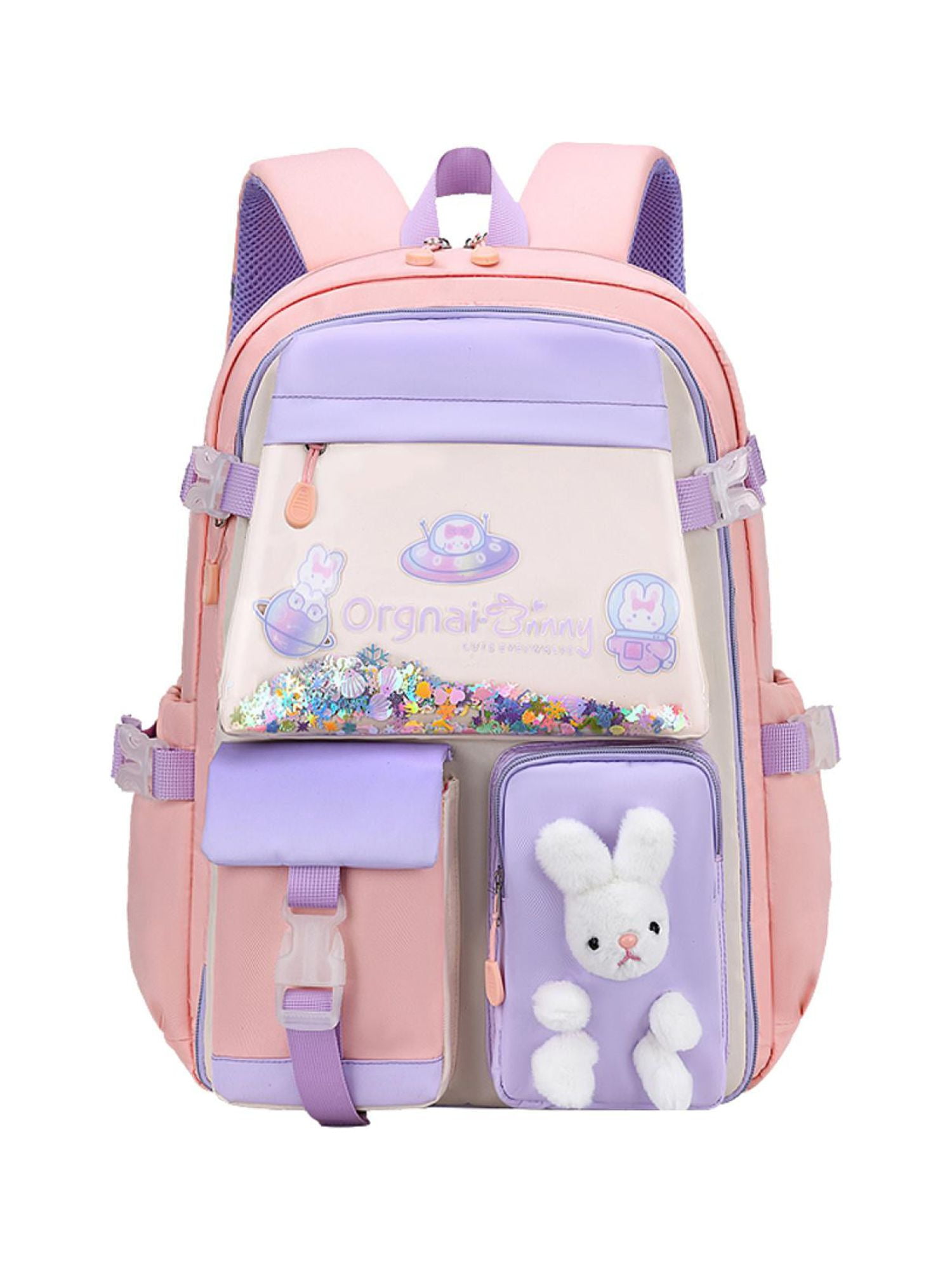 Mochila Infantil Coreana Con Flores, Ligera Y Bonita, Para Niñas De Primaria Y Jardín, Diseño Fresco Y Llamativo, Perfecta Para El Colegio Y Excursiones