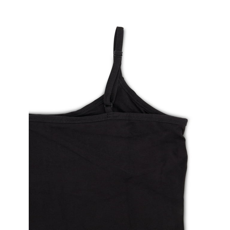 BQTQ 6 Pcs Womens Black Camisole Tank Tops Adjustable Spaghetti Strap  Camisoles, S at  Women's Clothing store