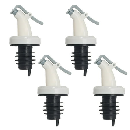 

4Pcs Liquor Bottle Pourers Premium Olive Oil Spout Speed Pour Gray