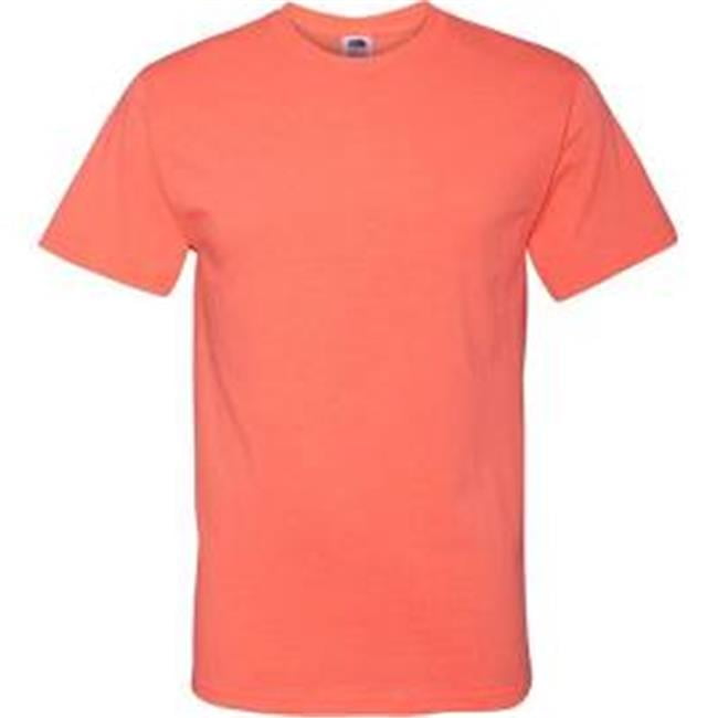 COMFORT COLORS - Comfort Colors 3199-Neon Red Orange-L Womens V Neck