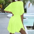 thumbnail image 6 of BOBOGOJP Women Swimsuit Swim Cover Up 2026 Summer Bathing Suit Swimwear Sheer Beach Vacation Outfits Green for Size One Size, 6 of 9