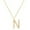 Letter N' Necklave with Pearls Necklace, variant on Women Letter 'N' Pendant Necklace Pearl Designer Jewelry Gifts
