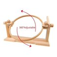thumbnail image 4 of Adjustable Embroidery Hoop Holder, Crossstitch Supplies Rotated Embroidery Lap Stand With 3 Embroide, 4 of 5