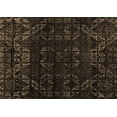 thumbnail image 1 of Ahgly Company Indoor Rectangle Abstract Brown Modern Area Rugs, 3' x 5', 1 of 4