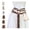 -C, variant on Viking Belt PU Leather Braided Straps - Women Extra Long Waist Cinch & Tassel Accent for Ren Faire Costume & Cosplay, Self Knotted