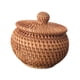 thumbnail image 3 of Cesta de ratán, organizador multiusos decorativo hecho a mano, cesta de mimbre frasco, 3 of 9