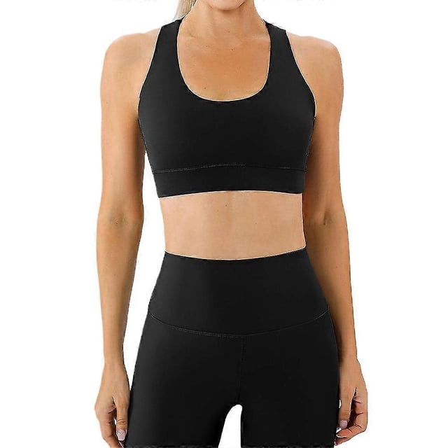 Women Ladies Solid Color Sports Running Bra Underwear Casual Seamless Fitness Bras Crop Tops
