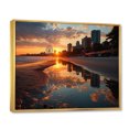 thumbnail image 2 of Designart "South of Myrtle Beach II" Nautical & Beach Floater Framed Canvas Art Print, 2 of 7