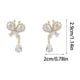 thumbnail image 4 of Conjunto de pendientes para mujer Pendientes únicos y con temperamento Pendientes vintage de cristal Diseño elegante Pendientes para mujer, 4 of 8