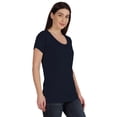 thumbnail image 2 of Inkmeso Inkmeso T-shirt à Encolure Dégagée pour Femmes à Manches Courtes d'Été, T-shirt Basique, 2 of 7