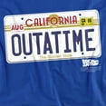 thumbnail image 2 of Back To The Future T-Shirt Outatime Plate Unisex Graphic Tee For Men & Women, 2 of 7