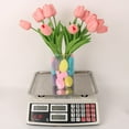 thumbnail image 6 of THHEIC Easter Decorations Set, 15 PCS Artificial Tulips with 30 PCS Bunnies Vase Filler, Spring Home Decoration Centerpieces for Tables, No Vase Included, Party Table Decor, 6 of 8