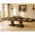 thumbnail image 6 of Michael Amini Villa Valencia Rectangular Wood Dining Table - Classic Chestnut, 6 of 16