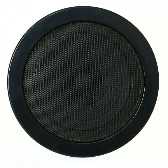 Black Dual Cone Speaker w Grill 5 1/4" - 10 Watts Maximum Power Handling 4 ohm