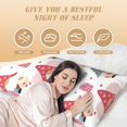 thumbnail image 2 of Yiaed Body Pillow Cover, Ultra Soft Microfiber Pillowcases, Breathable Long Pillow Case, Envelope Closure-Gnome With Love Letter (20x54 inch)（Pillow core not included）, 2 of 5