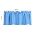 thumbnail image 3 of Yaouit Valances for Windows, Valance Curtains Blackout Valance for Kitchen Solid Rod Pocket Window Treatments Curtain Valance for Kitchen Bathroom Windows 57x17 Inch Long, 1 Panel, 3 of 6