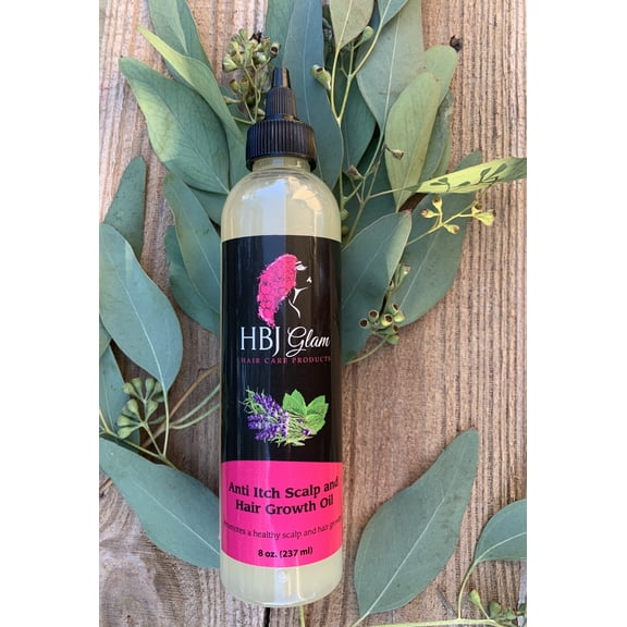 Anti Itch Hair Growth Oil 8oz.