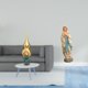 thumbnail image 2 of Escultura de tortuga marina,Estatua de calabaza de latón de 7 cm para escritorio,adorno Feng Shui,Estatua de Lutero,Colección religiosa de estatuas de la Virgen María,Figura de resina y la, 2 of 8