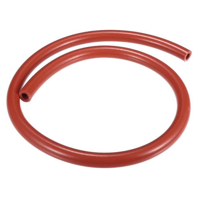 Unique Bargains Silicone Vacuum Tubing Hose Line Automotive Vacuum Hose Engine Air Intake Red ID 10mm 3.28ft Length