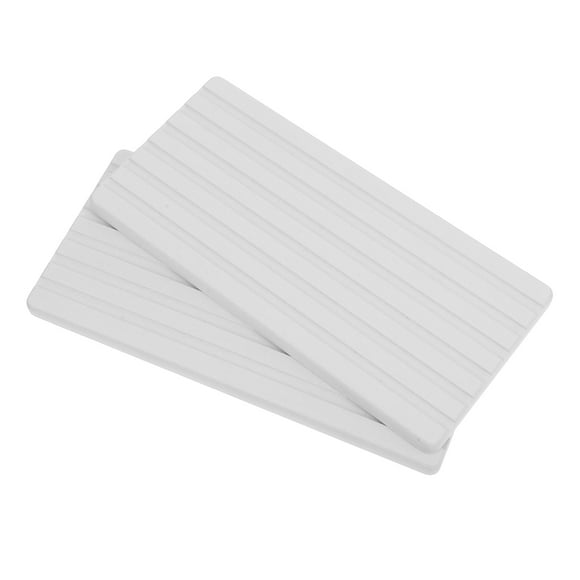 BRIGHTFUFU 2Pcs Instant Dry Sink Mat in White for Moisture Management in Kitchen Use and Household Areas