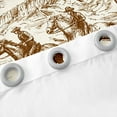thumbnail image 3 of Western Cowboy Blackout Curtains American Wild West Desert Curtains & Drapes Men Youth, Hand Drawn Sketch Illustration Curtains Rustic Country Western Decor Window Treatments 52''Wx84''L, 3 of 6