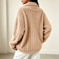 thumbnail image 7 of Fewfanhot Women Clothing Fleece Full Zip Soft Warm Fall Winter Teddy Outdoor Long Sleeve Jacket, 7 of 7
