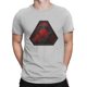 thumbnail image 5 of Camisetas para hombre NOD, novedad, algodón puro, camiseta de manga corta, alerta roja, cuello redondo, estampado, 5 of 7