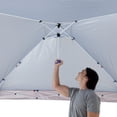 thumbnail image 5 of Ozark Trail 10x10 Instant Pop Up Canopy Tent with Simple Push Setup – Straight Leg Pop-Up Tent for Tailgating, Camping & Events, Red/White/Blue, 5 of 10