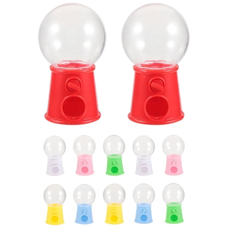BESTSKY Wedding Candy Dispenser 12Pcs Mini Gumball Machines