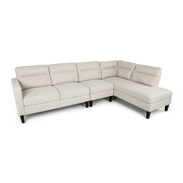 Noble House Rowan Modern Fabric Upholstered 4 Seater Sectional Sofa With Chaise Lounge Beige Dark Brown Com - Charcoal Grey Sectional Sofa With Chaise Lounge Noble House Rowan Modern Fabric Upholstered 4 Seater Sectional Sofa With Chaise Lounge Beige Dark Brown Com - Charcoal Grey Sectional Sofa With Chaise Lounge