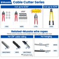 TRAHOOCable Cutters Wire Cutters Heavy Duty Stainless Steel Wire Rope