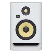KRK RP7 Rokit 7 G4 Professional Bi-Amp 7 Powered Studio Monitor, White Noise