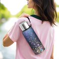 thumbnail image 6 of 20 Oz Pioneer Flower Coffee Tumbler Double Wall Insulated Stainless Steel Water Bottle | Metal Reusable Thermoses Flask with Cup Cap | Leak & Sweat Proof with Anti-Dust Lid, 6 of 7