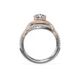thumbnail image 3 of 1.50 Carat Excellent Round Cut Natural Diamond Solitaire with Accents Beautiful Ring for Women in Solid 14K White Gold Size 11.5, 3 of 8