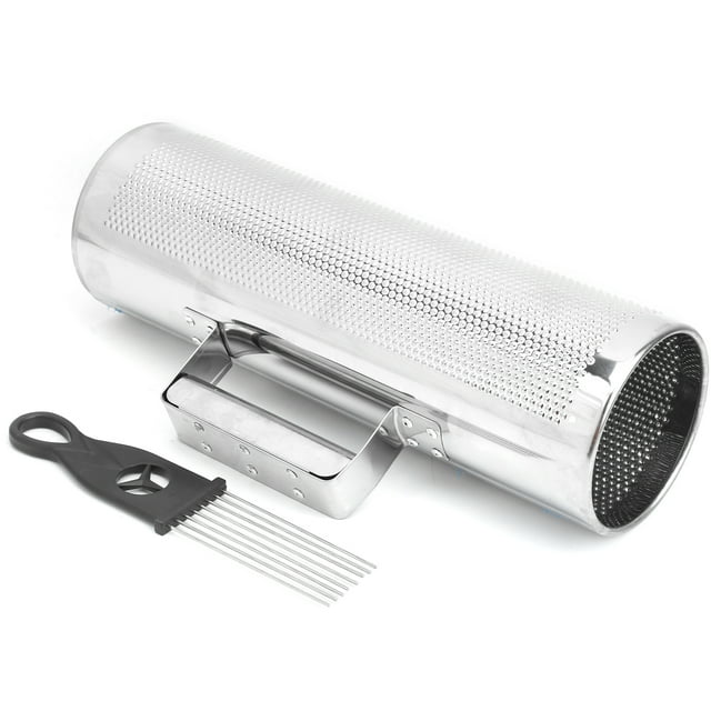Noref Guiro Percussion Instrument, Metal Hollow Opening 4X12Inch Professional Guiro Instrument, For Live Shows Recording